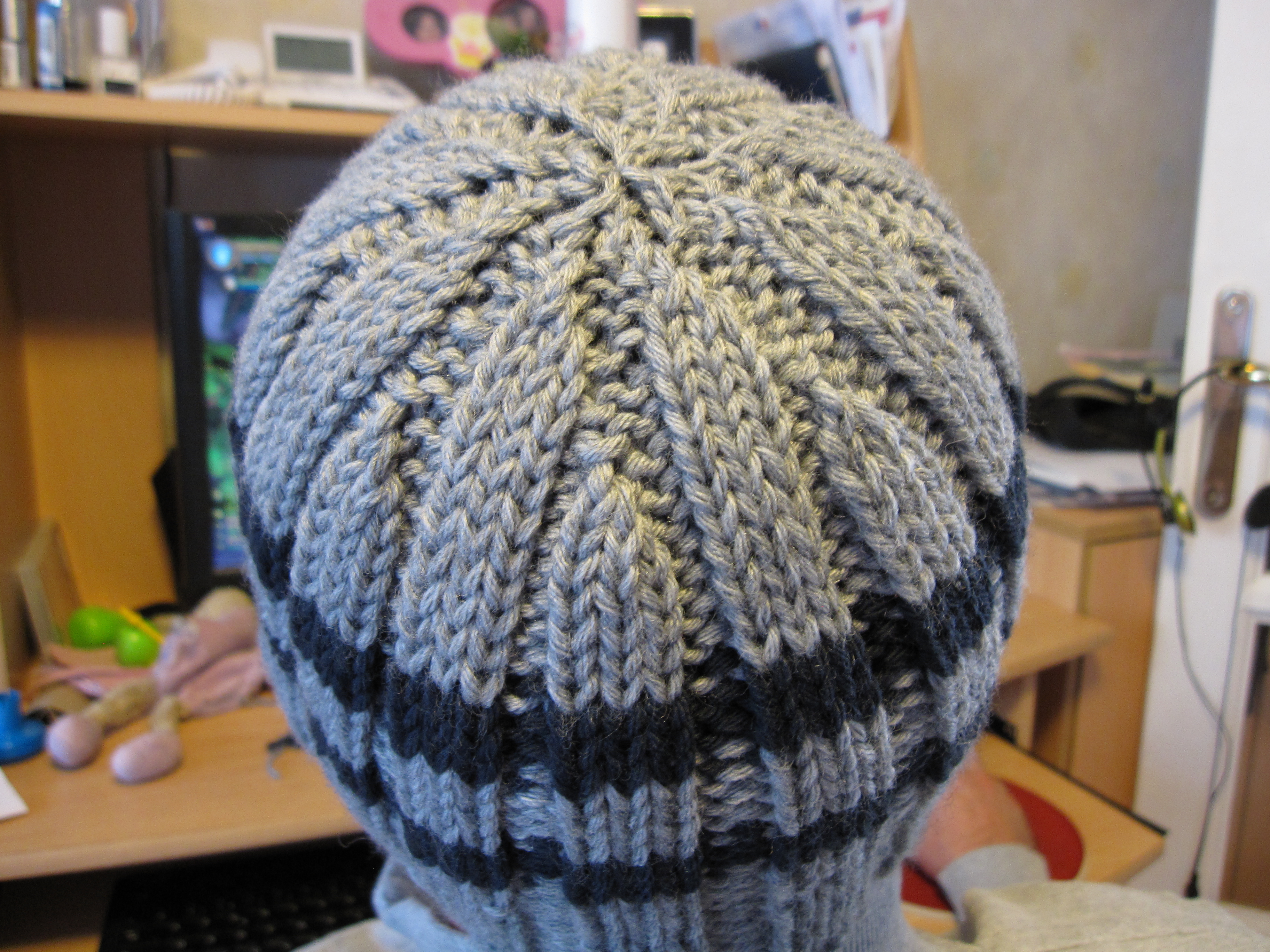 comment tricoter un bonnet homme
